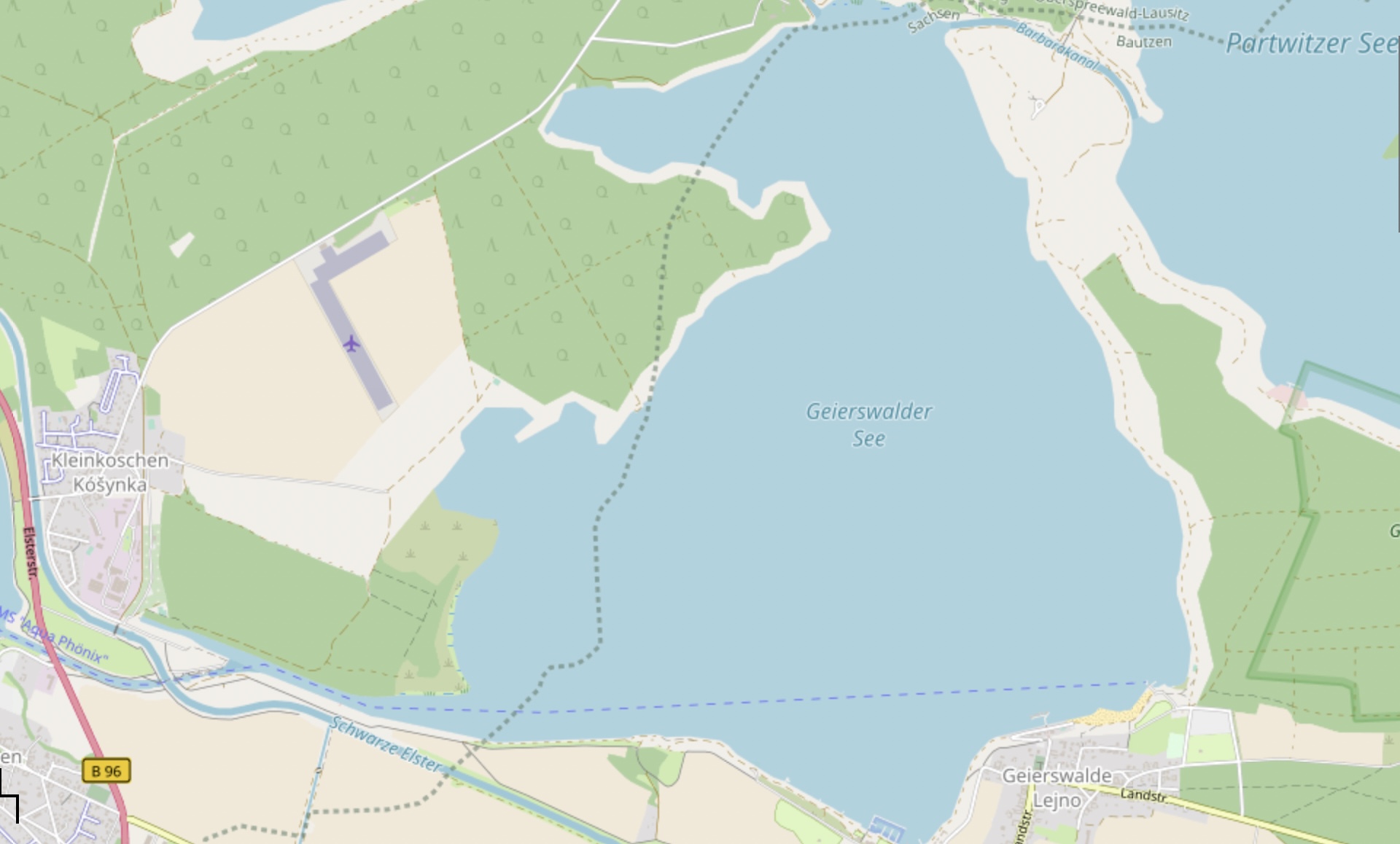 Karte Geierswalder