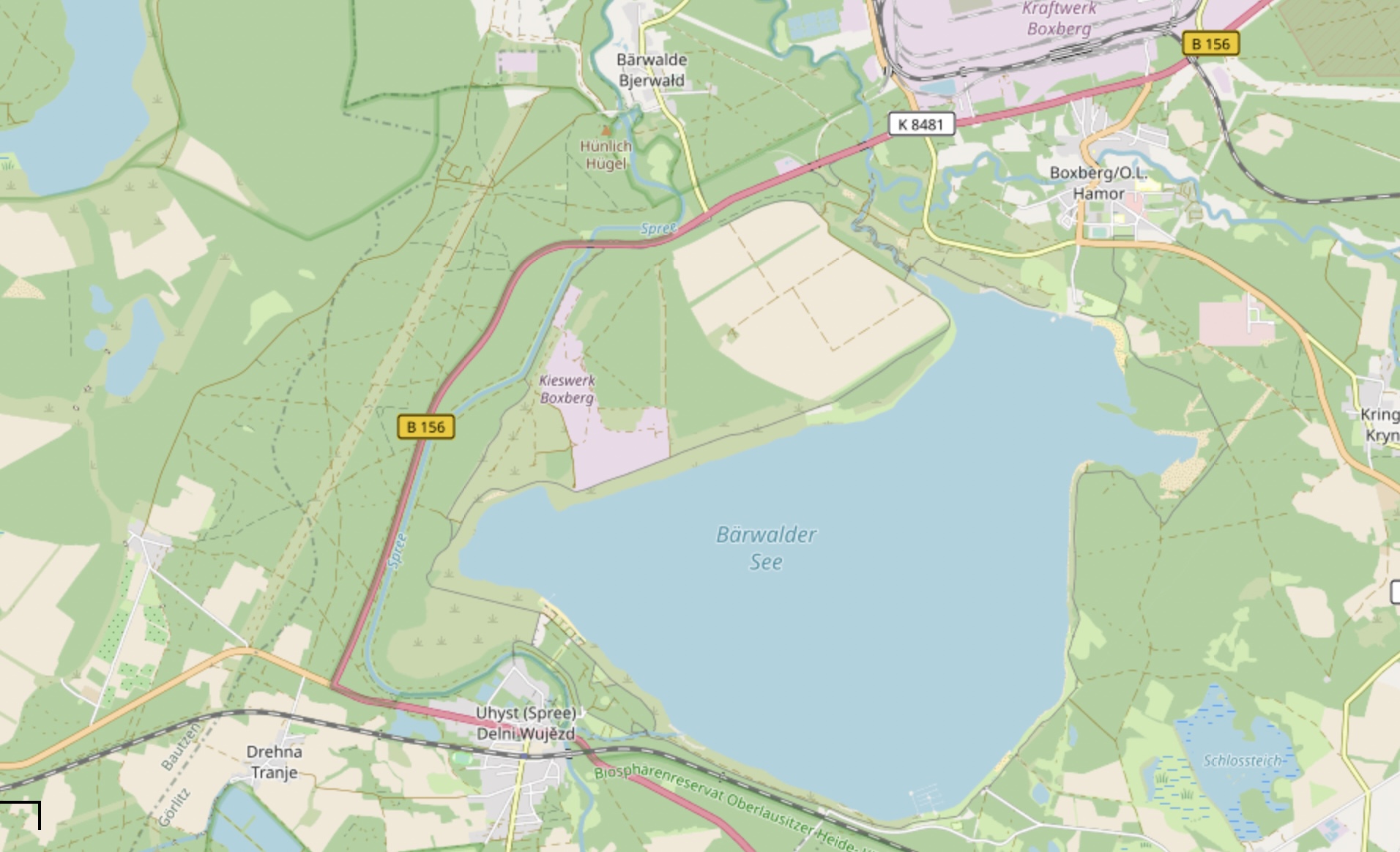 Karte Bärwalder See