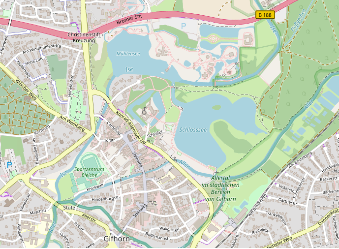Karte Schlosssee
