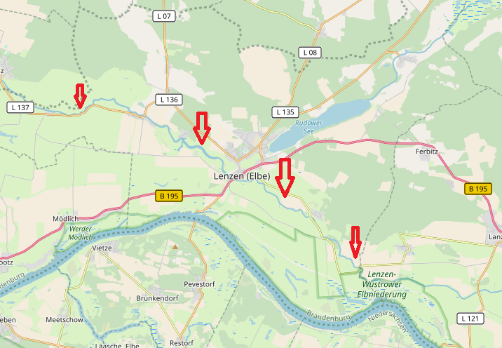 Karte Löcknitz