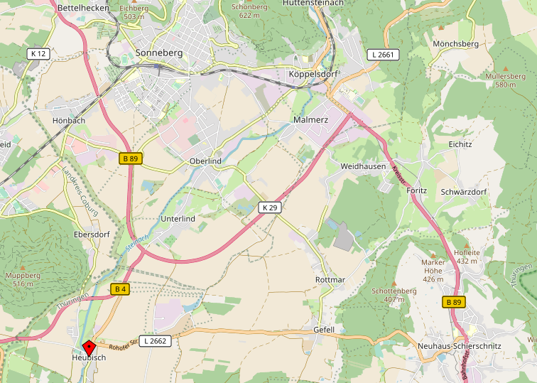 Karte Steinach