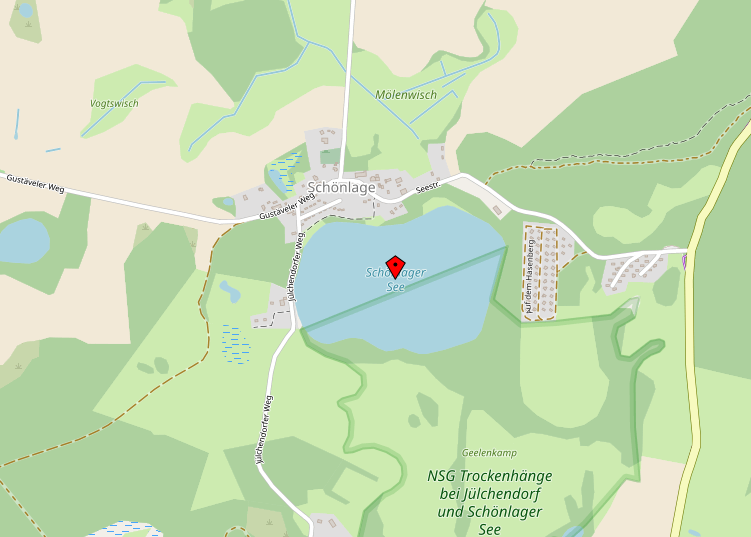 Karte Schönlager See