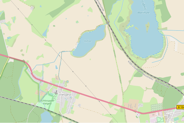 Karte Hofsee 