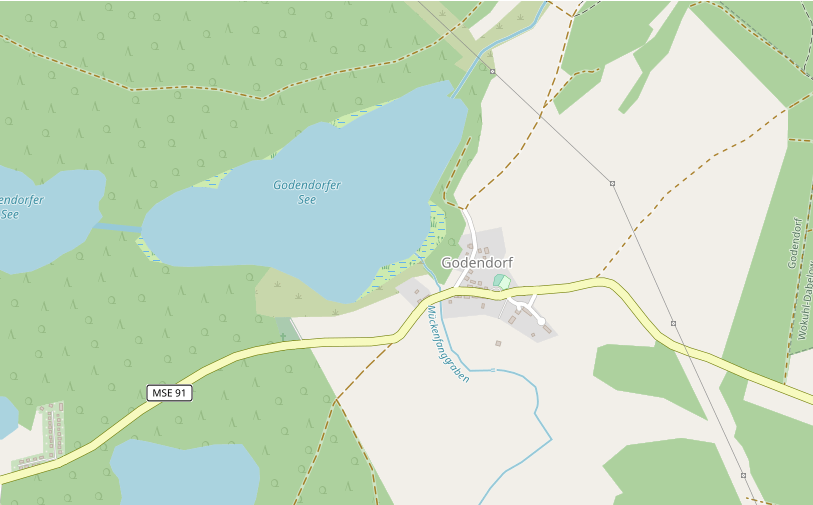 Karte Godendorfer See 