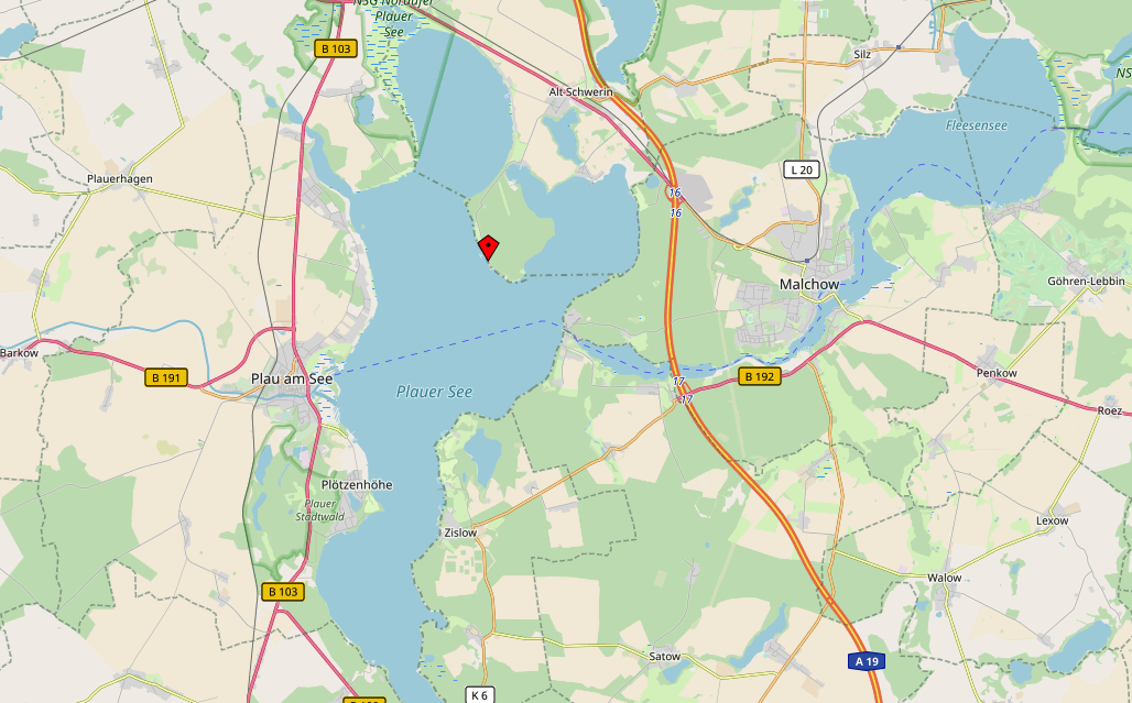 Karte Inselcamping Werder