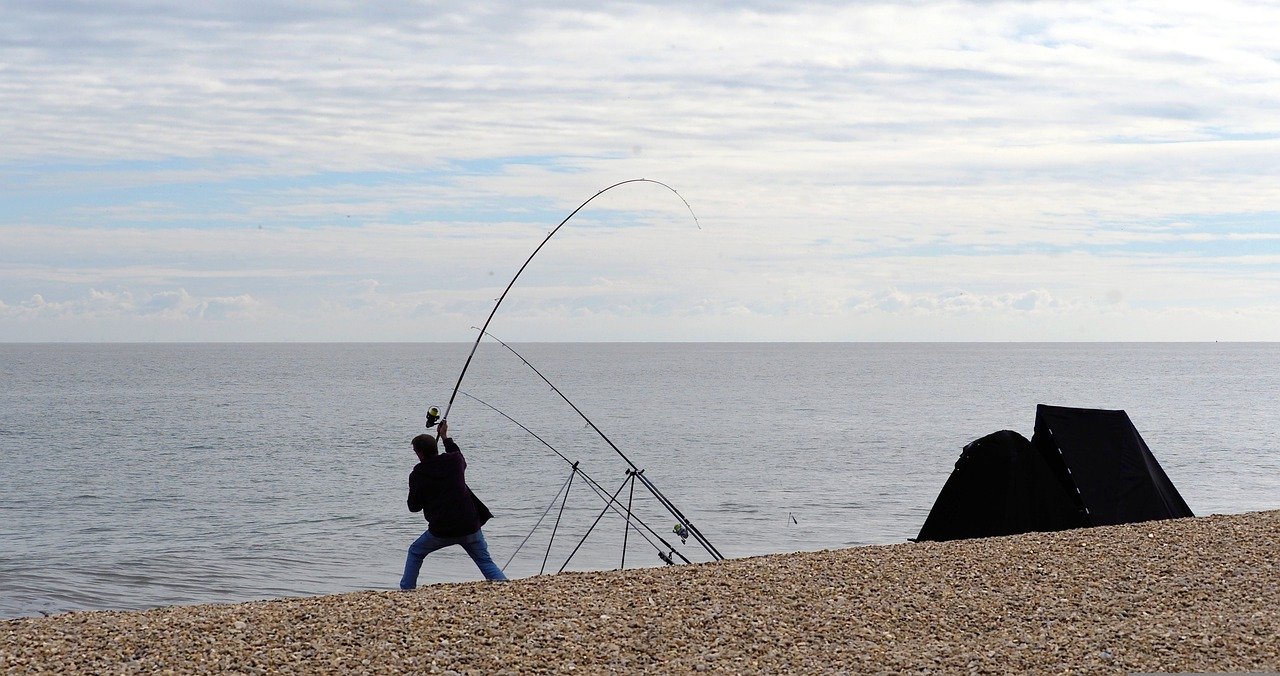 Dorsch angeln an der Ostsee vom Ufer